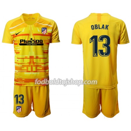 Atlético Madrid Målmands Fodboldsæt OBLAK 13 Børn II 2019-20 S/S (+ Korte bukser)